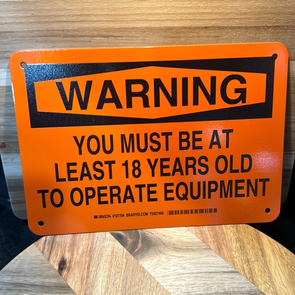 $5 when bundled 🆕 Warning Aluminum Signs - Picture 1 of 2